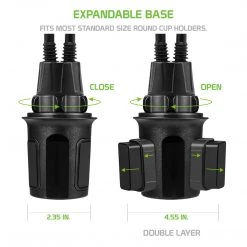 Cellet Wholesale New Arrivals PH160 - Cup Holder Mount W/ 2 Cradles, 1 For Smartphone, And 1 For Tablet 14 Cellet Wholesale New Arrivals PH160 - Cup Holder Mount W/ 2 Cradles, 1 For Smartphone, And 1 For Tablet