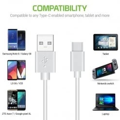 Cellet Wholesale Full Catalog PC30WCWT - Dual USB Car Charger, Universal High Power 30 Watt Dual (USB A & USB C) Port Car Charger With Type C Cable Included Compatible To Compatible To IPhone 13 Pro, 13 Pro Max, 13 Mini, Samsung Galaxy Z Fold3, Z Flip3, S21 Ultra By Cellet - White