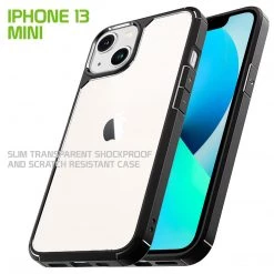 GoCellet CCIPH13MINICC - IPhone 13 Mini, Slim Transparent Shockproof And Scratch Resistant Case For Apple IPhone 13 Mini By Cellet – Clear Full Catalog