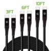 Cellet DCDC3PC - 3 Pack 3ft, 6,ft, & 10ft USB-C To USB-C Cables New Arrivals