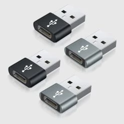 Cellet Wholesale DCDA4 - 4 Pack - USB C Female To USB Male Adapter, Type C To A Data Sync And Charger Cable Adapter Compatible To IPhone 12, MacBook Pro 2019, MacBook Air 2020, IPad Pro 2020, Samsung Galaxy S20, S20 Plus, S20 Ultra, Google Chromebook And More 10 Cellet Wholesale DCDA4 - 4 Pack - USB C Female To USB Male Adapter, Type C To A Data Sync And Charger Cable Adapter Compatible To IPhone 12, MacBook Pro 2019, MacBook Air 2020, IPad Pro 2020, Samsung Galaxy S20, S20 Plus, S20 Ultra, Google Chromebook And More