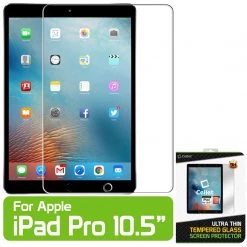 Full Catalog SGIPHPRO105 - IPad Pro 10.5-inch Tempered Glass Screen Protector (2017), Cellet 0.3mm Premium Tempered Glass Screen Protector For Apple IPad Pro 10.5in (9H Hardness)
