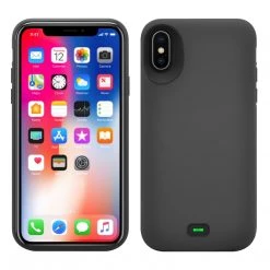 Cellet Full Catalog BIPHX - IPhone X, 5000mAh Rechargeable External Power Case For Apple IPhone X – Black (No Brand)