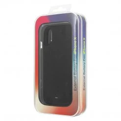 Cellet Full Catalog BIPHX - IPhone X, 5000mAh Rechargeable External Power Case For Apple IPhone X – Black (No Brand)