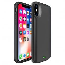 Cellet Full Catalog BIPHX - IPhone X, 5000mAh Rechargeable External Power Case For Apple IPhone X – Black (No Brand)