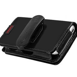 LWALP - Cellet Black Wallet Case For Apple IPhone With Cellet Removable Spring Clip & Swivel Clip Full Catalog
