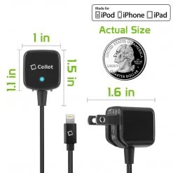 Cellet TCAPP5GB - MFi 1 Amp Lightning 8 Pin Home Charger Full Catalog