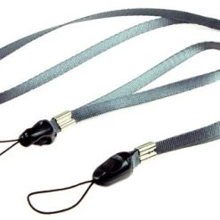 Cellet STGREY - CyonGear Grey Hand & Necklace Straps For Cell Phone