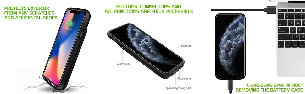 BIPH11PBK - (USED) Cellet Apple IPhone 11 Pro Portable 5000mAh Heavy Duty Rechargeable External Power Case, Extended Battery Charging Case Compatible To Apple IPhone 11 Pro Full Catalog 8 BIPH11PBK - (USED) Cellet Apple IPhone 11 Pro Portable 5000mAh Heavy Duty Rechargeable External Power Case, Extended Battery Charging Case Compatible To Apple IPhone 11 Pro Full Catalog