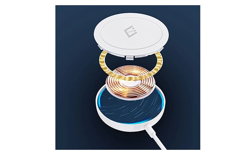 Cellet Wholesale MAGM10 - Magnetic Wireless Charger, 15 Watt Fast Charging Magnetic Wireless Charger Compatible To IPhone 13 Pro Max / 13 Pro / 13 / 13 Mini And Other QI Enabled Devices (USB-C AC Adapter Not Included) - White 11 Cellet Wholesale MAGM10 - Magnetic Wireless Charger, 15 Watt Fast Charging Magnetic Wireless Charger Compatible To IPhone 13 Pro Max / 13 Pro / 13 / 13 Mini And Other QI Enabled Devices (USB-C AC Adapter Not Included) - White