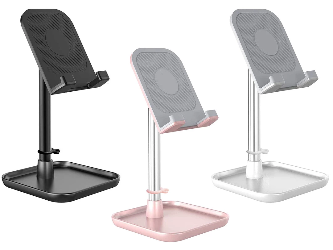 Cellet PH150SL - Adjustable Desktop Smartphone And Tablet Stand, Heavy Duty Adjustable Phone Stand With Mini Shelf, Non-Slip Rubberized Grips And Base Compatible To Smartphones, Tablets, IPads And Nintendo Switch – Silver 10 Cellet PH150SL - Adjustable Desktop Smartphone And Tablet Stand, Heavy Duty Adjustable Phone Stand With Mini Shelf, Non-Slip Rubberized Grips And Base Compatible To Smartphones, Tablets, IPads And Nintendo Switch – Silver